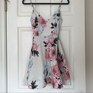 Pink Lily Floral Dress